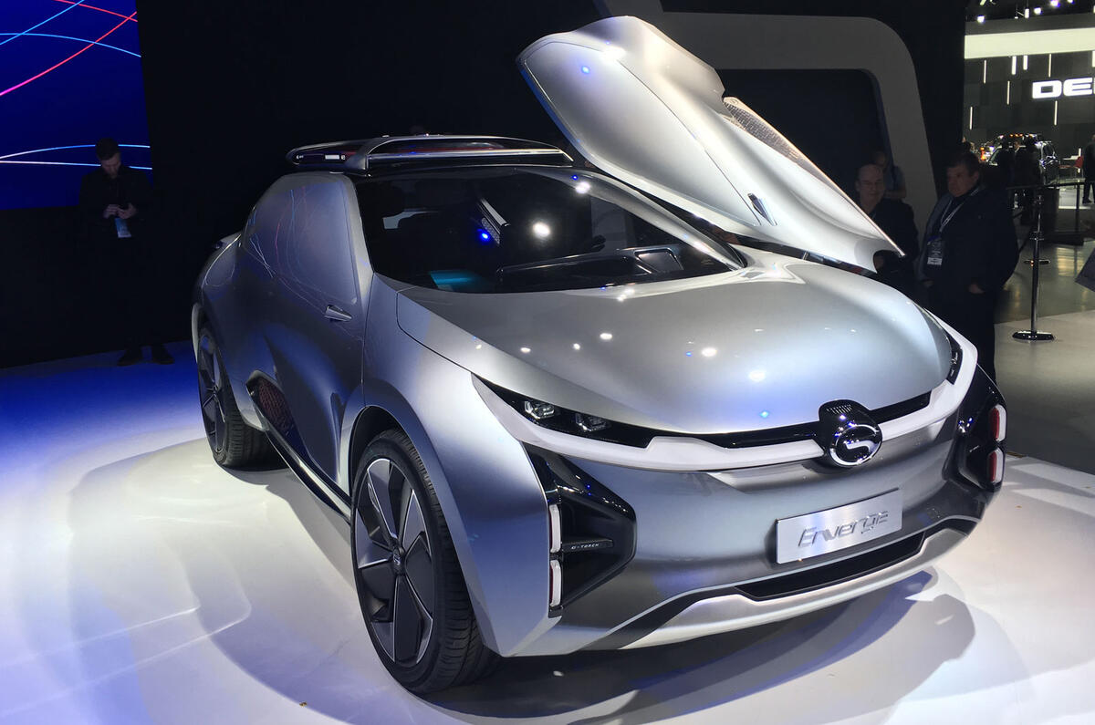 GAC Enverge electric SUV concept revealed ahead of US launch