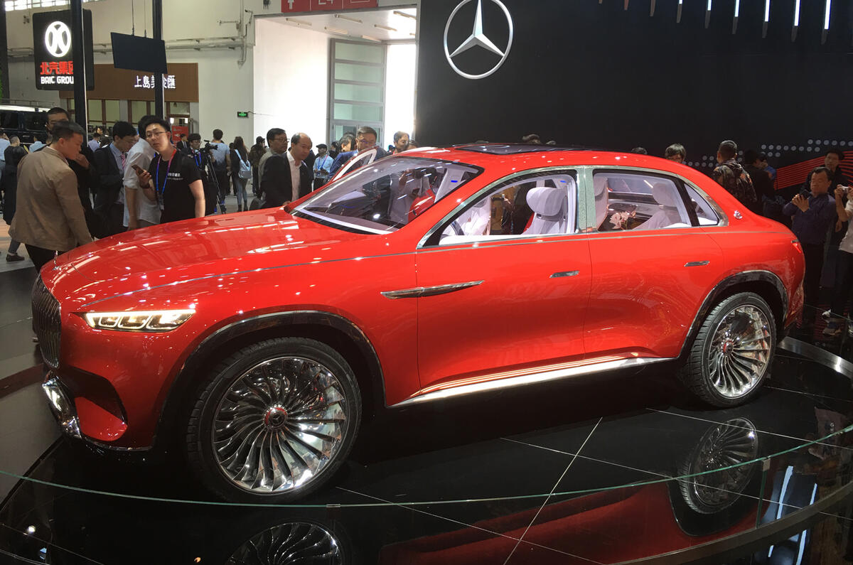 Mercedes-Maybach Vision Ultimate Luxury electric SUV concept revealed