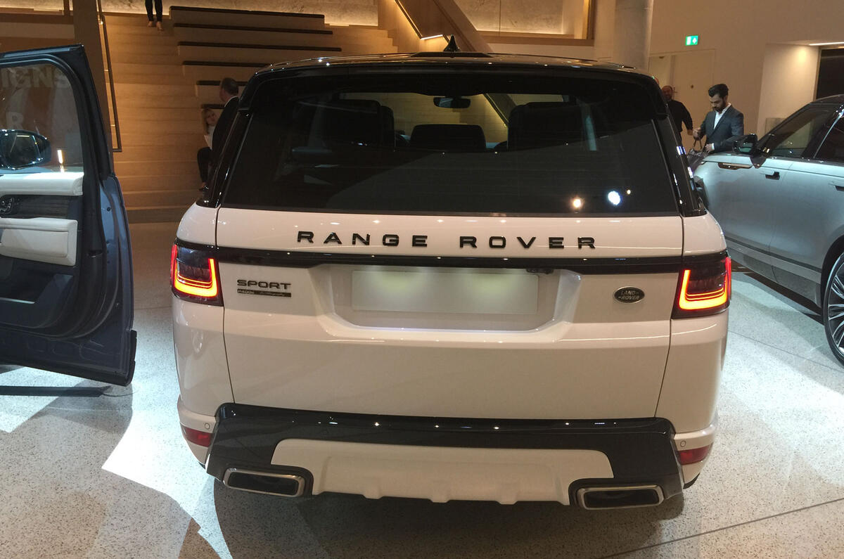 New Range Rover Sport shown in metal for first time