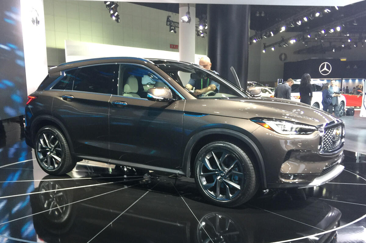 New Infiniti QX50 targets Europe with variable compression ratio engine