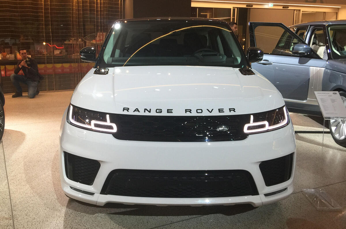 New Range Rover Sport shown in metal for first time