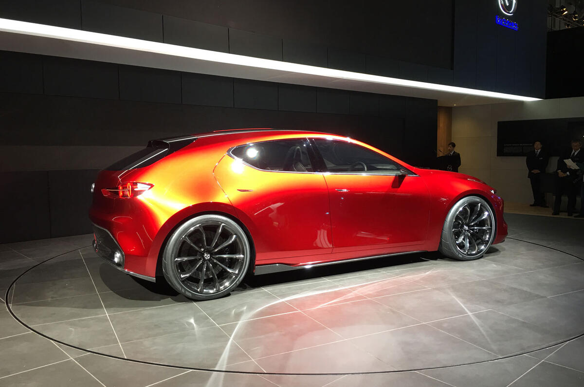 Striking Mazda Kai concept previews new 3 hatch for 2019