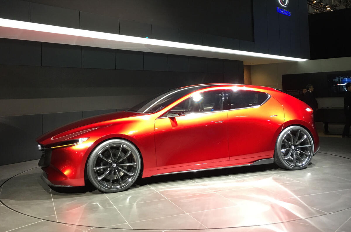 Striking Mazda Kai concept previews new 3 hatch for 2019