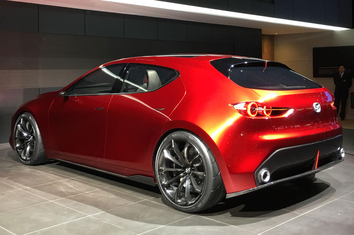 Striking Mazda Kai concept previews new 3 hatch for 2019