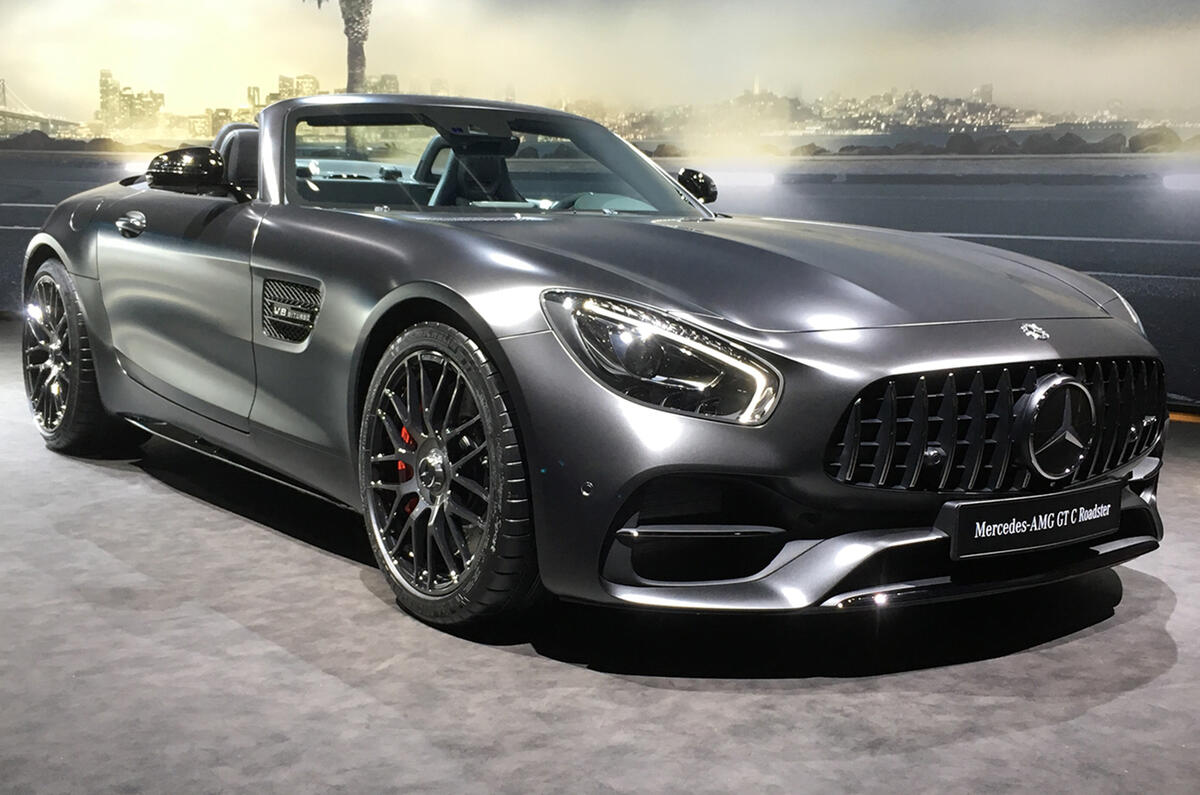 Mercedes-AMG GT C Roadster Edition 50 heads trio of special models