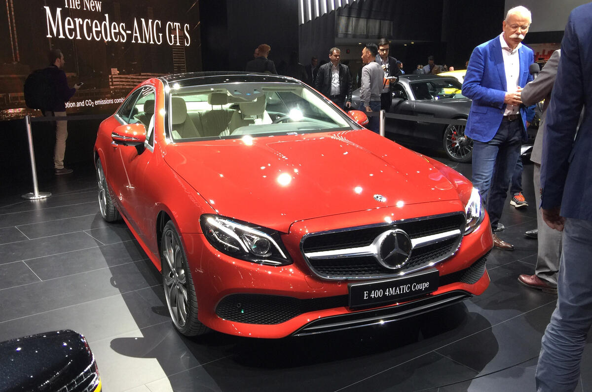 2017 Mercedes-Benz E-Class Coupe makes public debut in Detroit