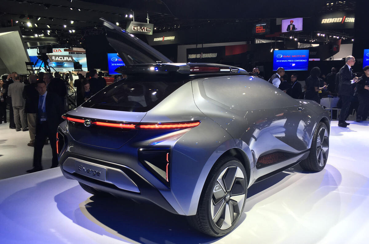 GAC Enverge electric SUV concept revealed ahead of US launch