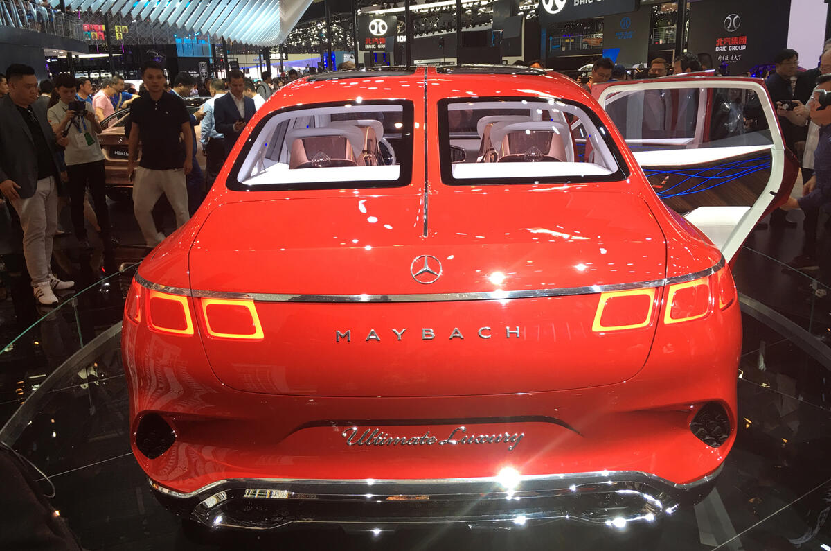 Mercedes-Maybach Vision Ultimate Luxury electric SUV concept revealed