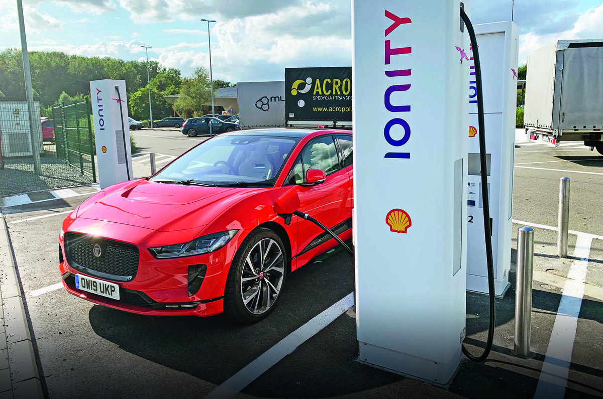 Driving the Jaguar I-Pace to the Frankfurt motor show
