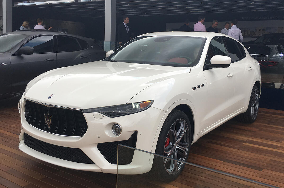 Maserati Levante GTS revealed at Goodwood as Trofeo sibling