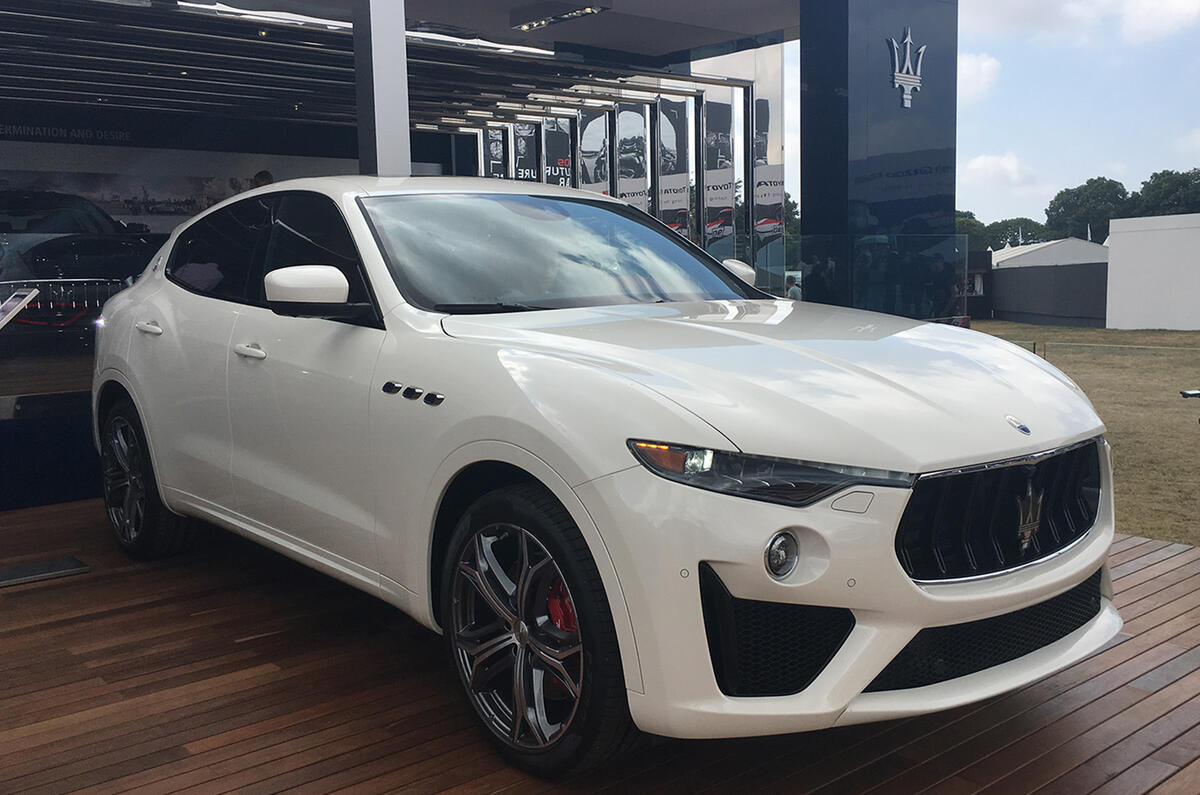 Maserati Levante GTS revealed at Goodwood as Trofeo sibling