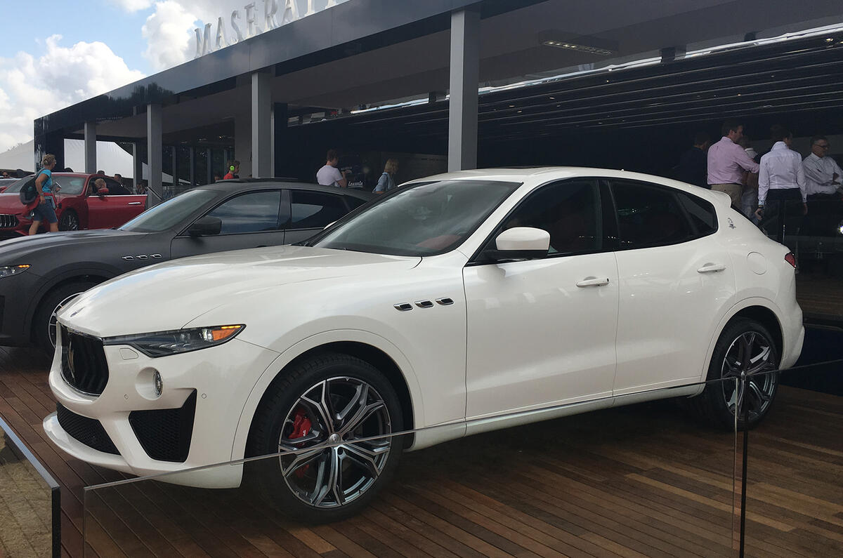 Maserati Levante GTS revealed at Goodwood as Trofeo sibling