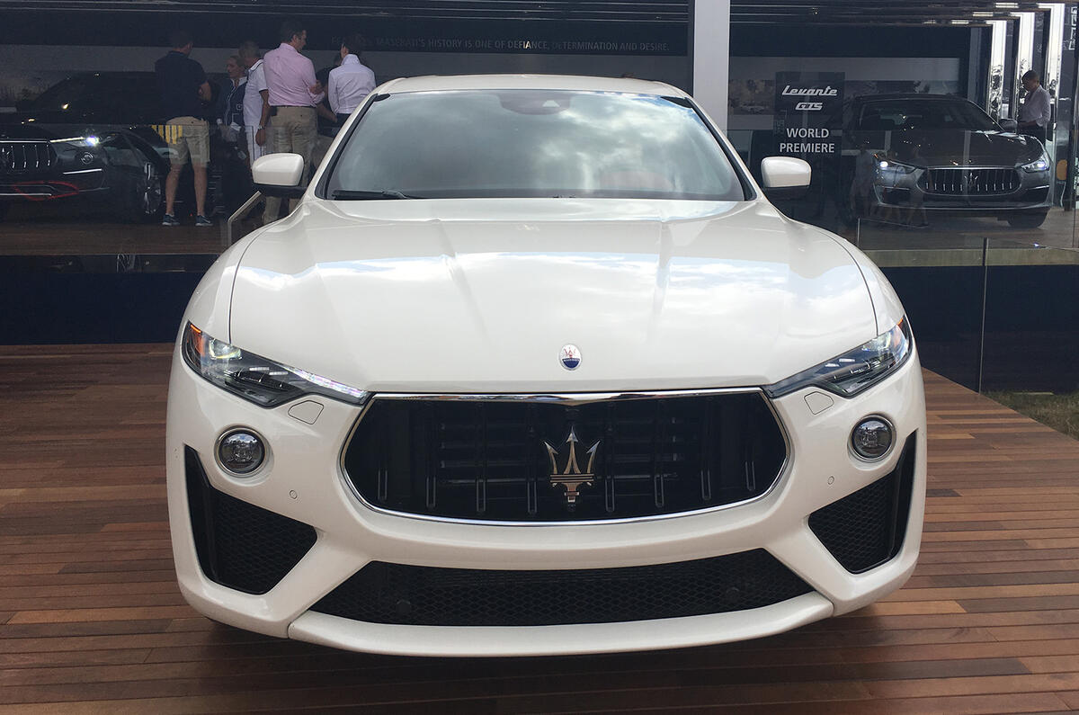 Maserati Levante GTS revealed at Goodwood as Trofeo sibling