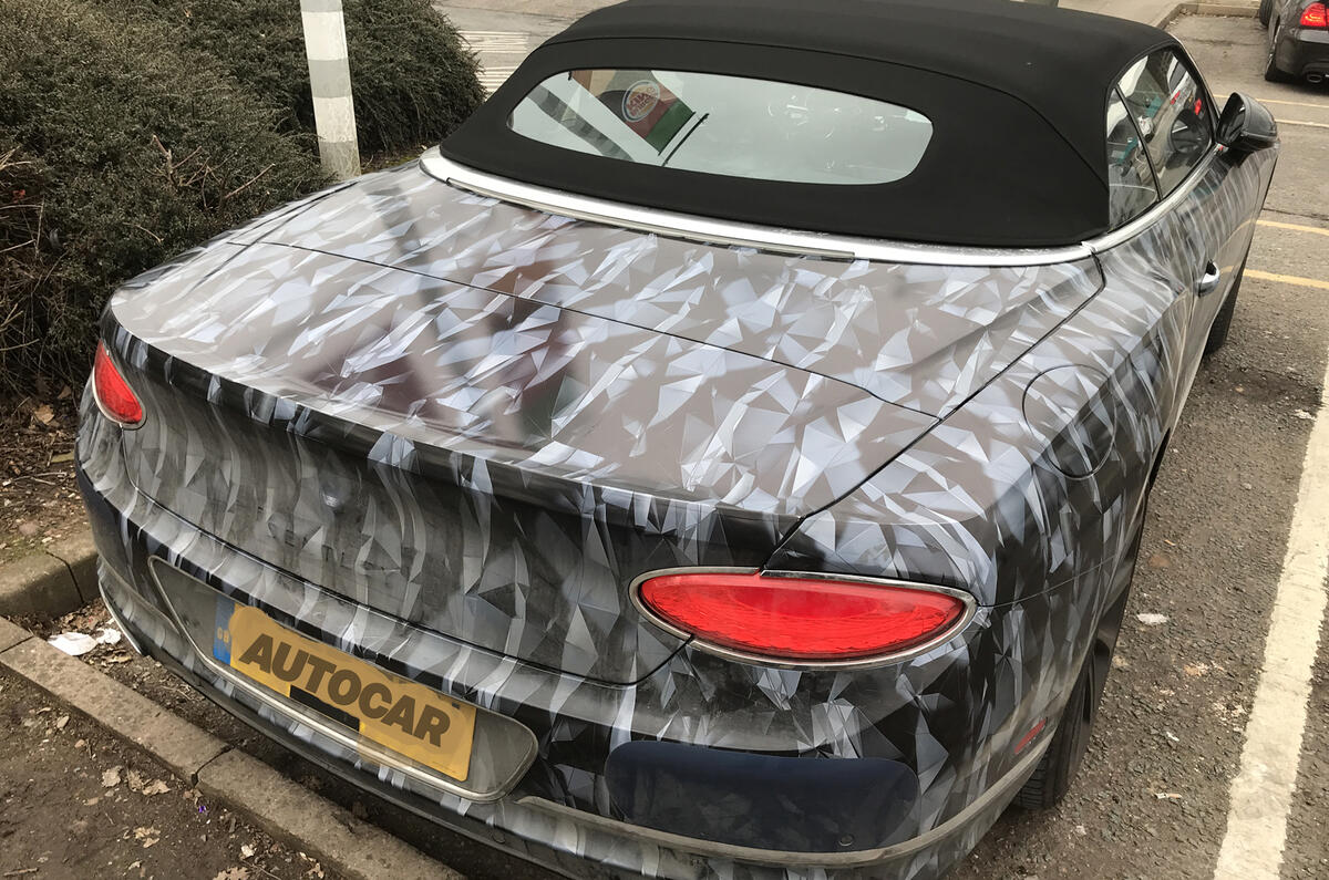 2019 Bentley Continental GT C spotted in Britain in W12 form
