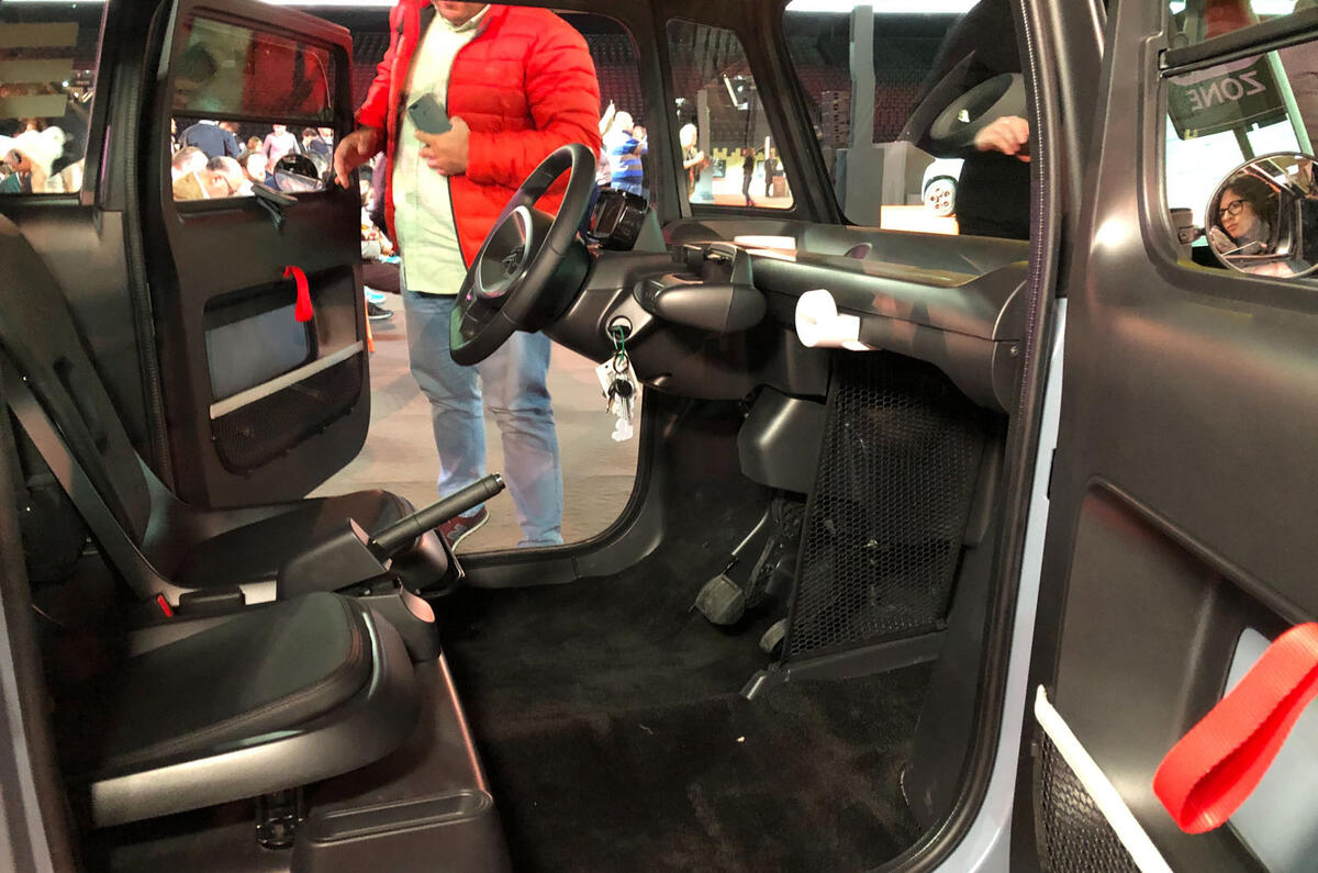 2020 Citroen Ami One reveal - interior 2020 Citroen Ami One reveal - interior