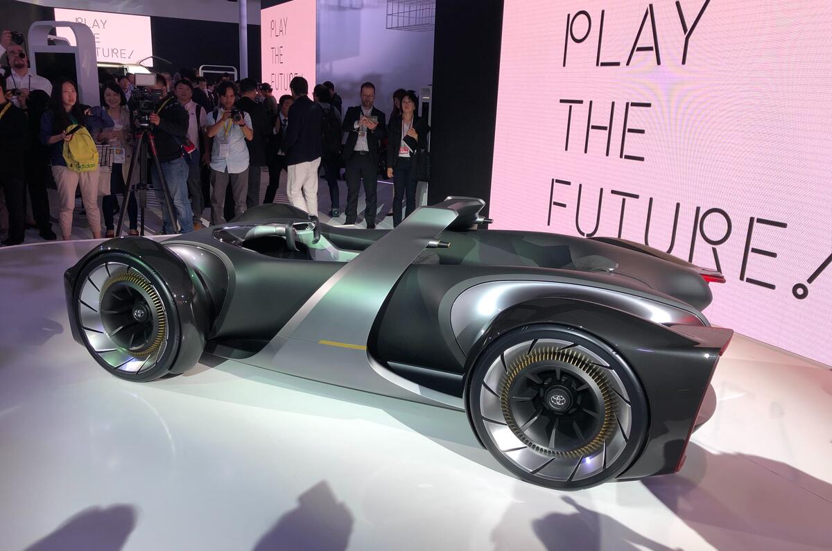 2019 Toyota e-Racer concept at Tokyo motor show