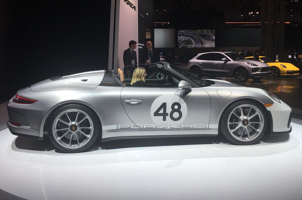 Porsche 911 Speedster 2019 - New York motor show - heritage edition
