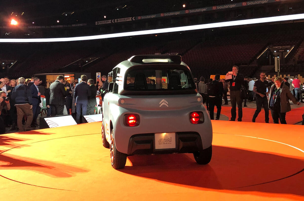 2020 Citroen Ami One reveal - rear 2020 Citroen Ami One reveal - rear