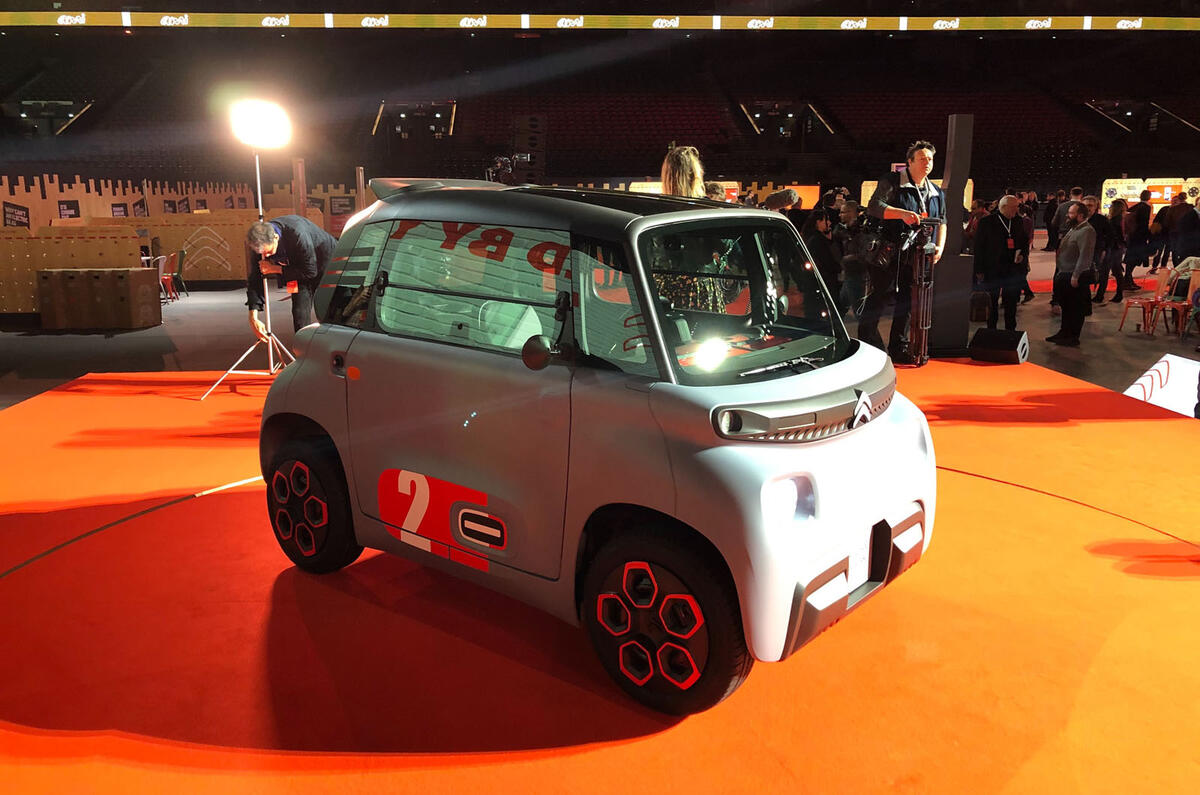 2020 Citroen Ami One reveal - front 2020 Citroen Ami One reveal - front