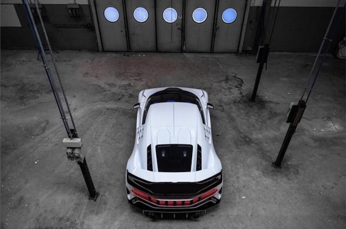 Bugatti Centodieci leak - front