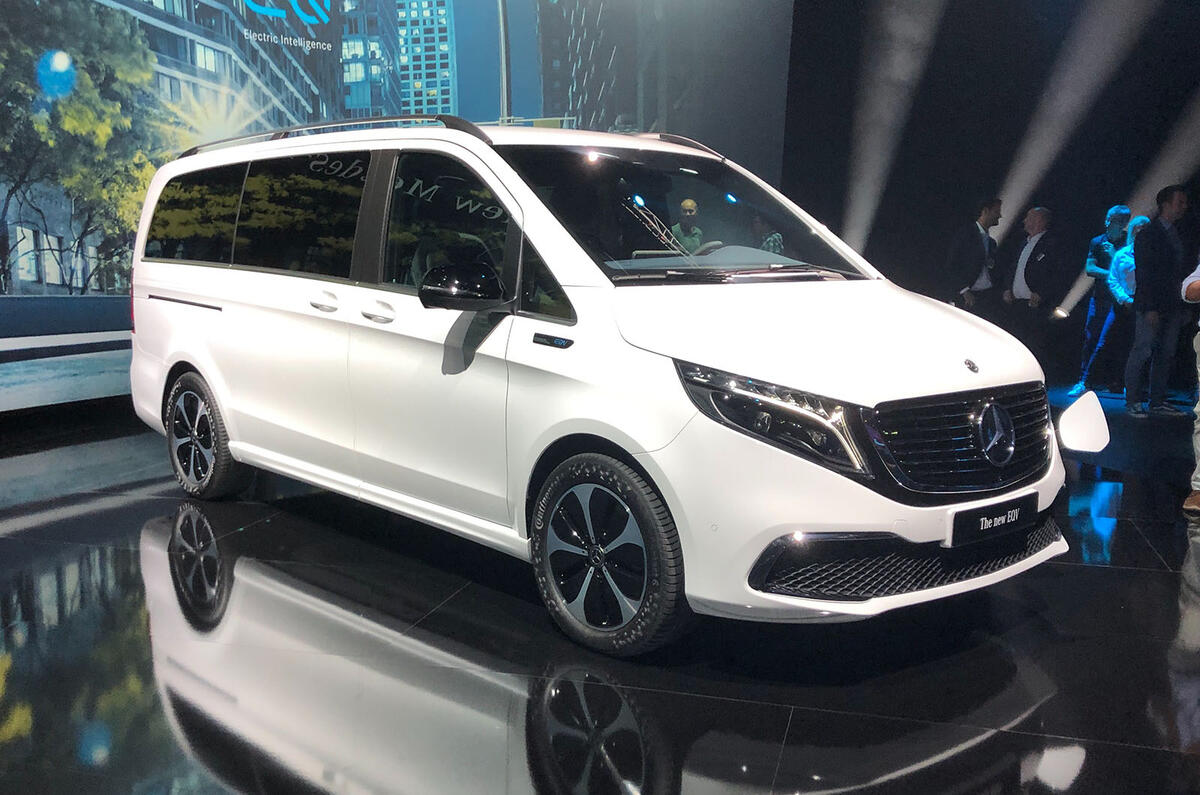 Mercedes-Benz EQV official reveal - front