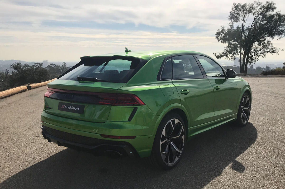 Audi RS Q8 at LA motor show 2019 - rear