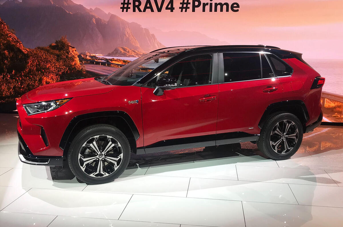 Toyota RAV4 Prime at LA motor show 2019 - front