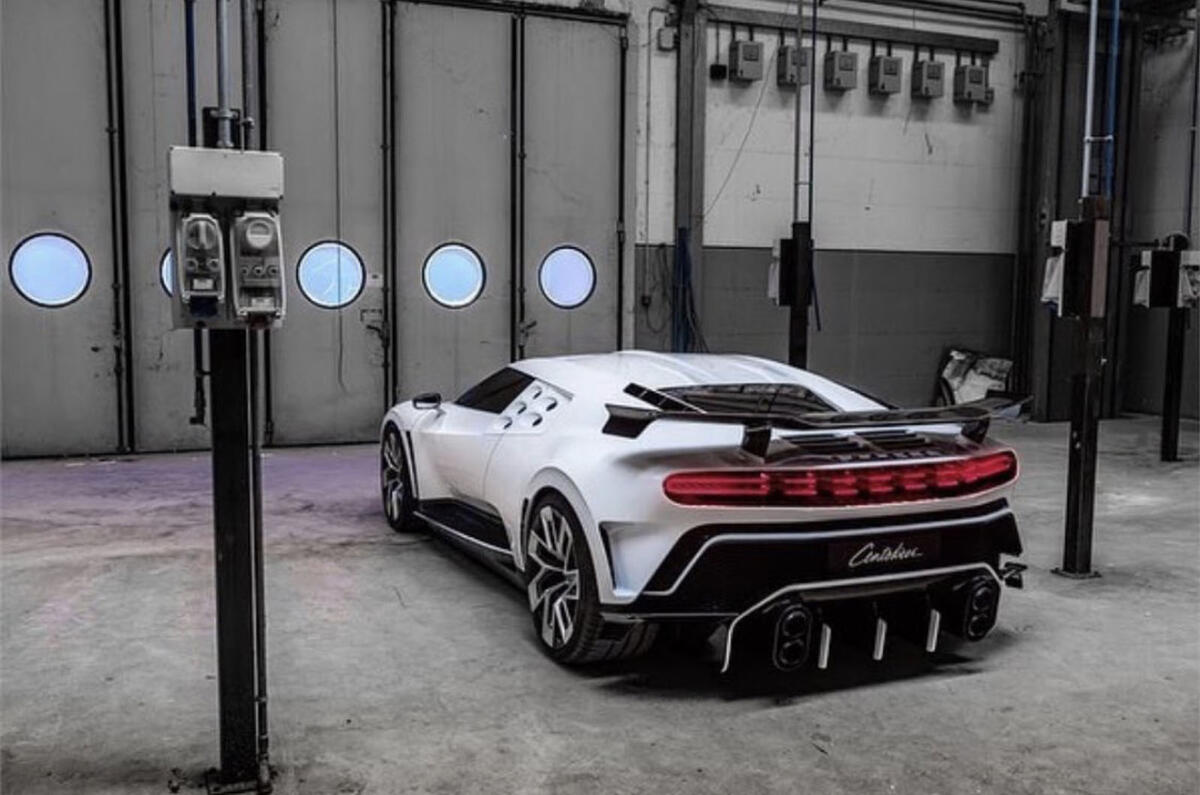 Bugatti Centodieci leak - front