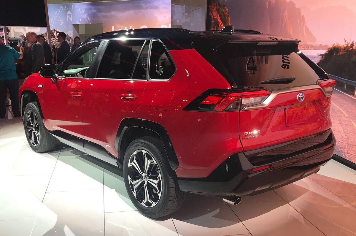 Toyota RAV4 Prime PHEV 2019 at LA motor show - rear