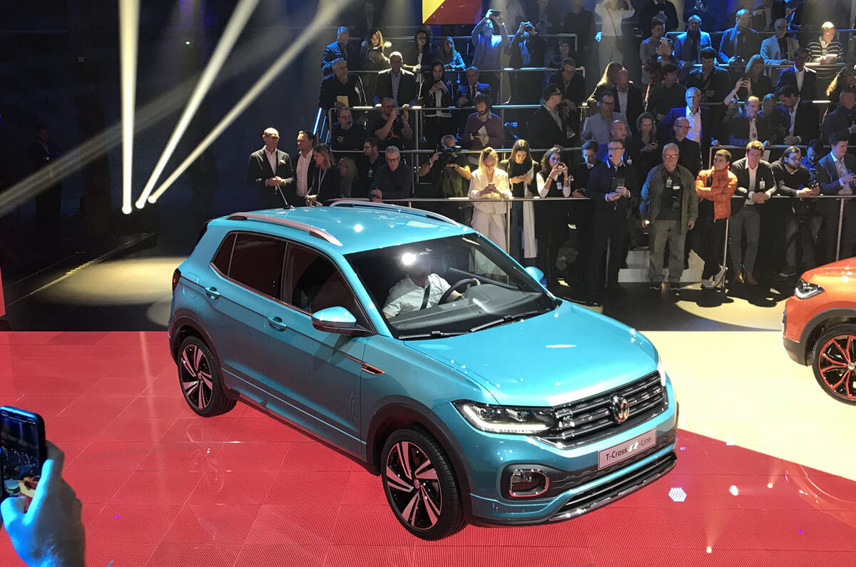 Volkswagen T-Cross 2019 official reveal event - blue
