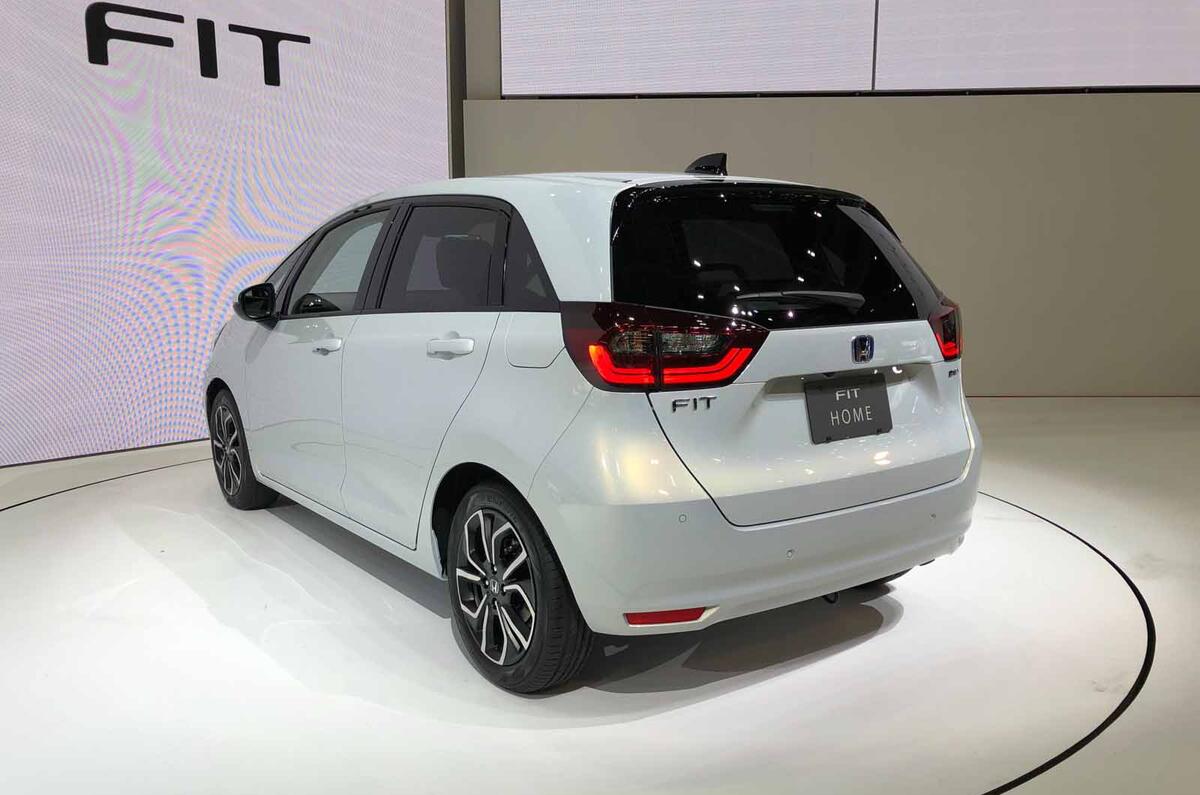 Honda Jazz revealed in Tokyo rear side