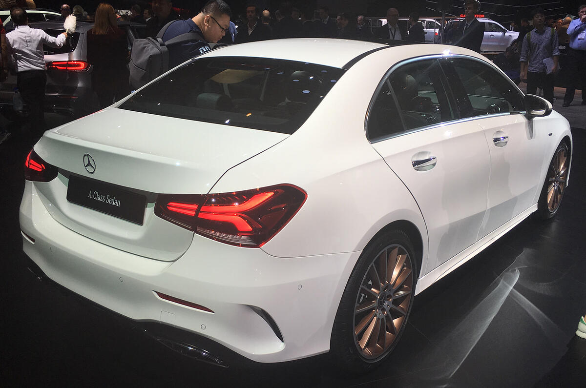 Mercedes-Benz A-Class Saloon on sale in Britain from £27,875