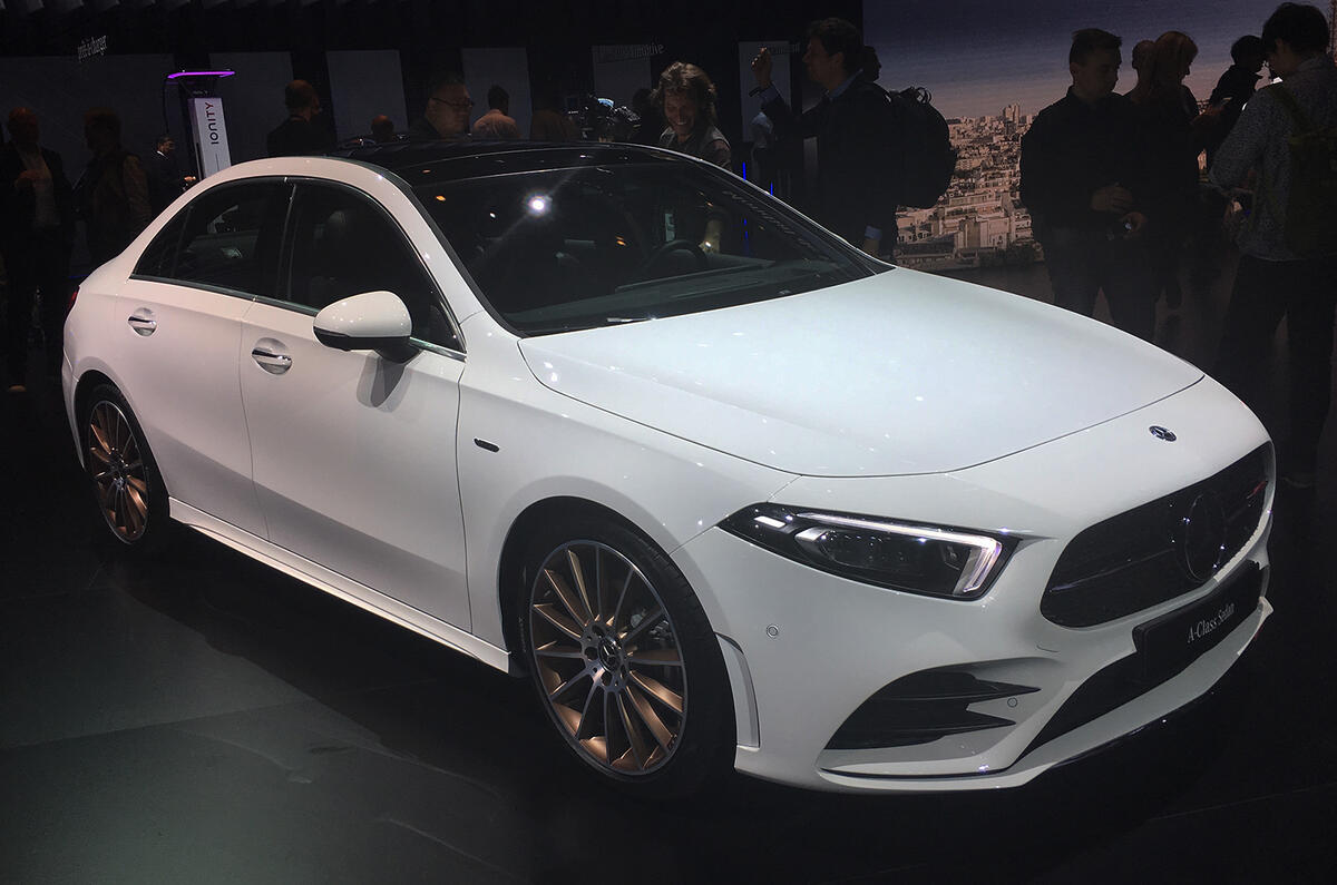Mercedes-Benz A-Class Saloon on sale in Britain from £27,875