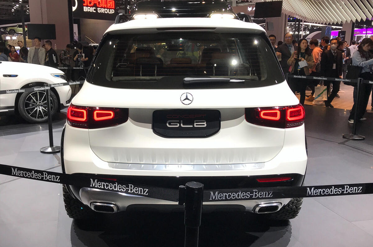 Mercedes-Benz GLB concept - rear