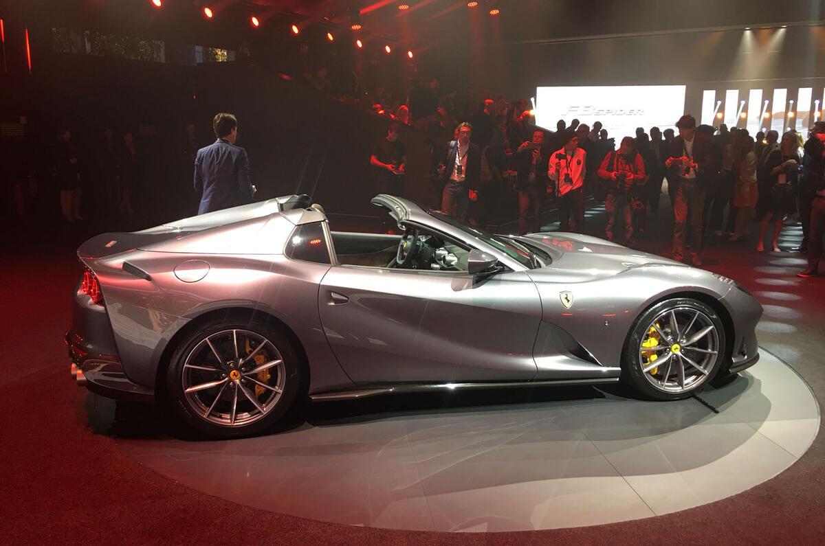 Ferrari 812 GTS reveal - static side