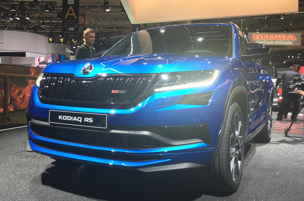 Skoda Kodiaq vRS revealed as 237bhp performance SUV