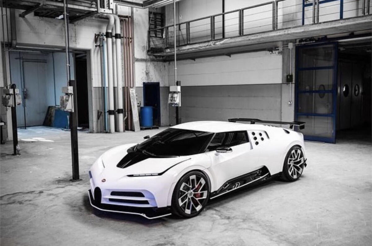 Bugatti Centodieci leak - front