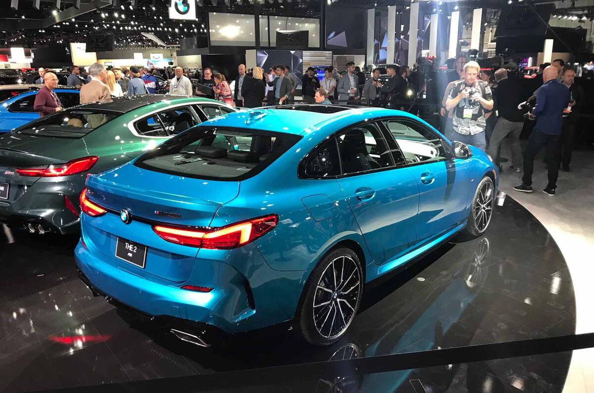 BMW 2 series gran coupe at LA show