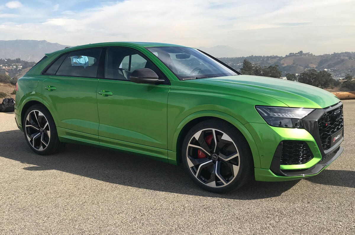 Audi RS Q8 at LA motor show 2019 - front
