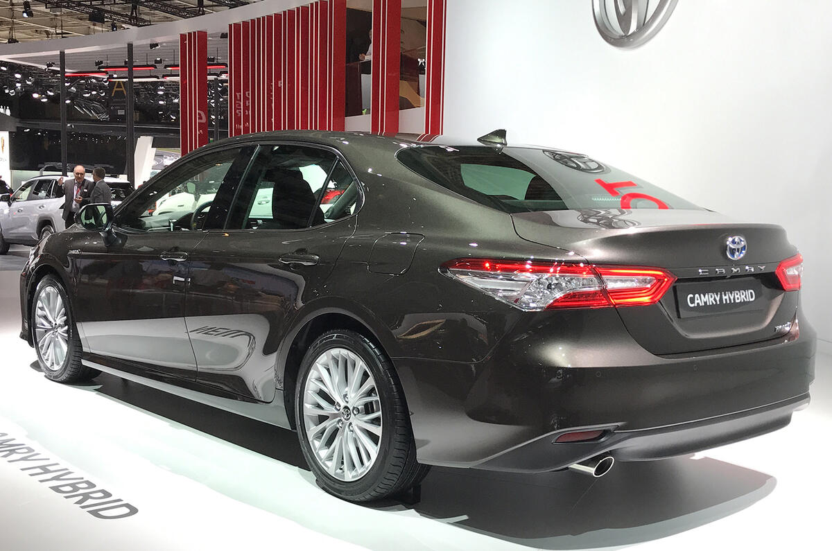 Toyota Camry shown in Paris ahead of return to Europe