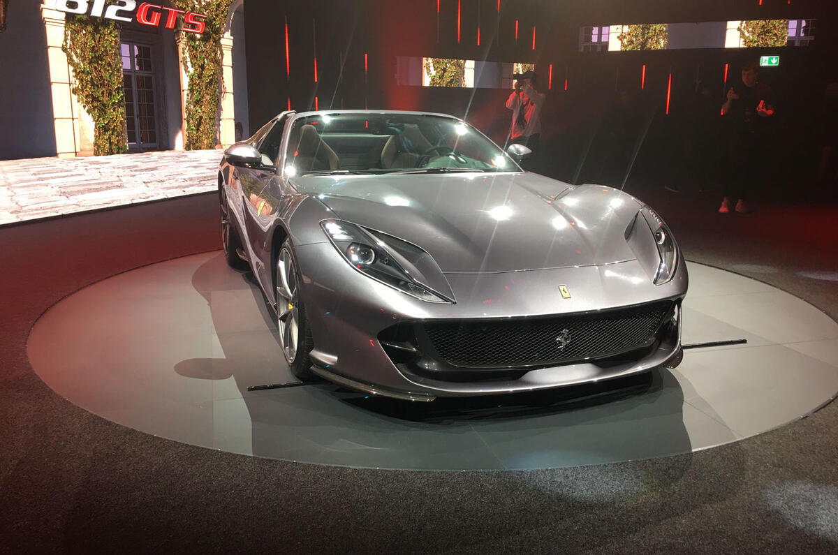 Ferrari 812 GTS reveal - static front