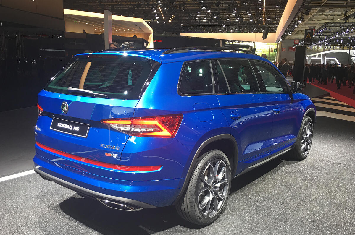 Skoda Kodiaq vRS revealed as 237bhp performance SUV