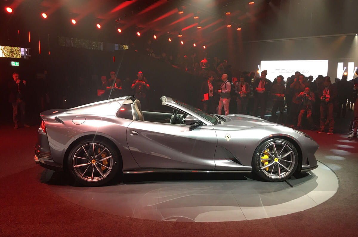 Ferrari 812 GTS reveal - static side