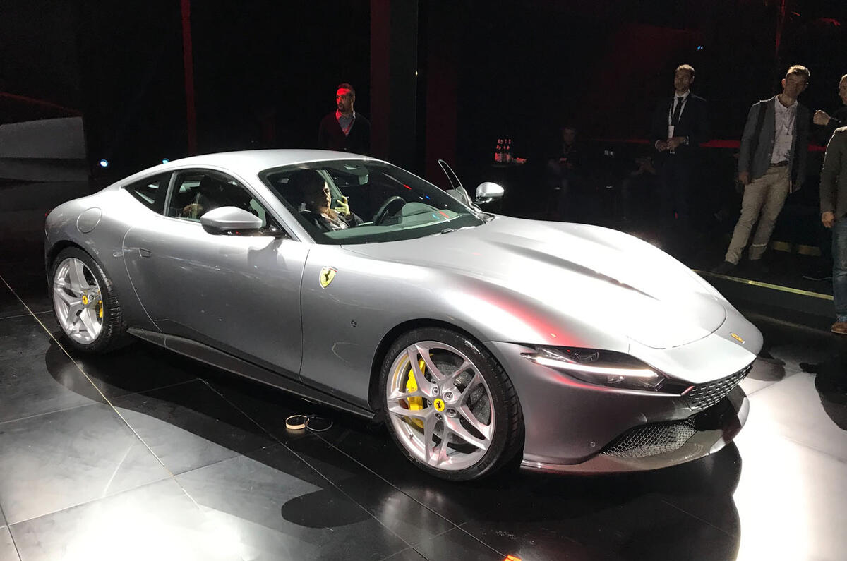 Ferrari Roma silver 1