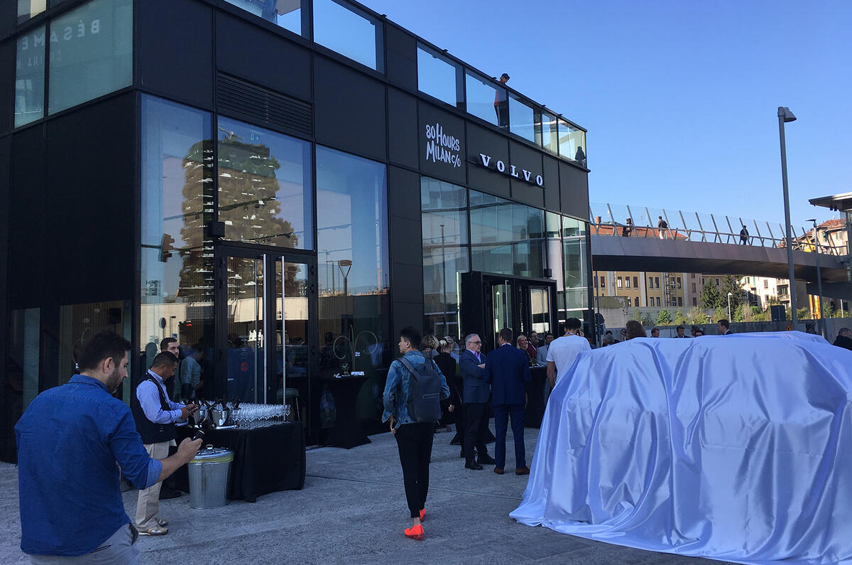 Volvo XC40 launch in Milan