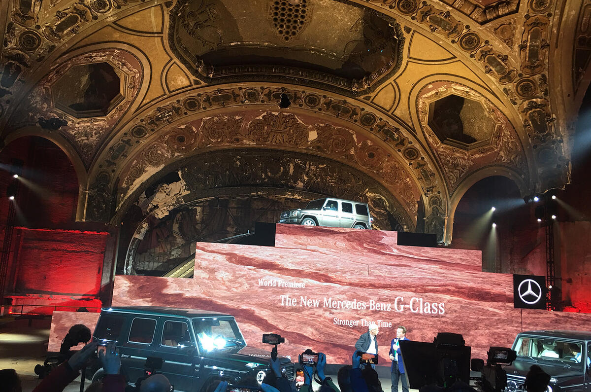 Mercedes G-Class launch location