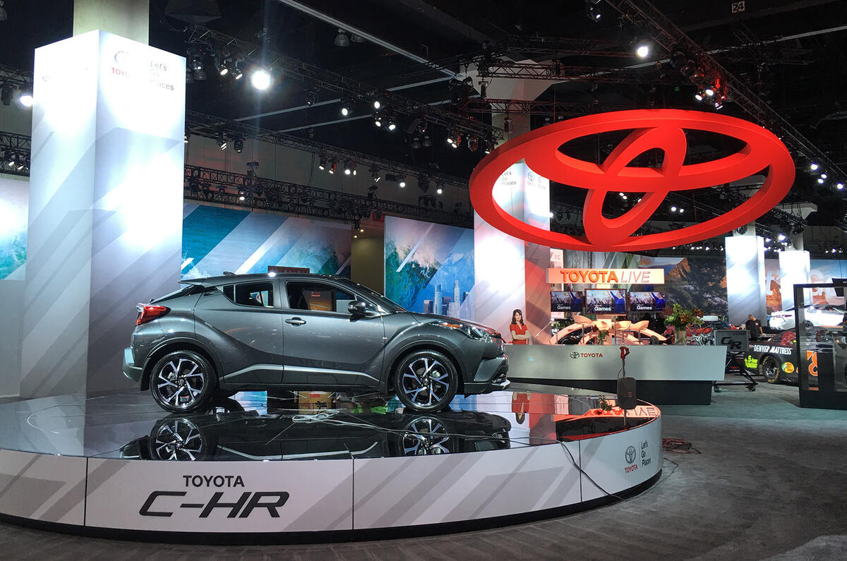 Toyota stand LA motor show