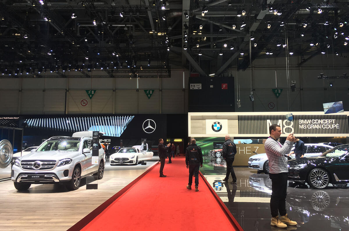 Mercedes vs BMW Geneva