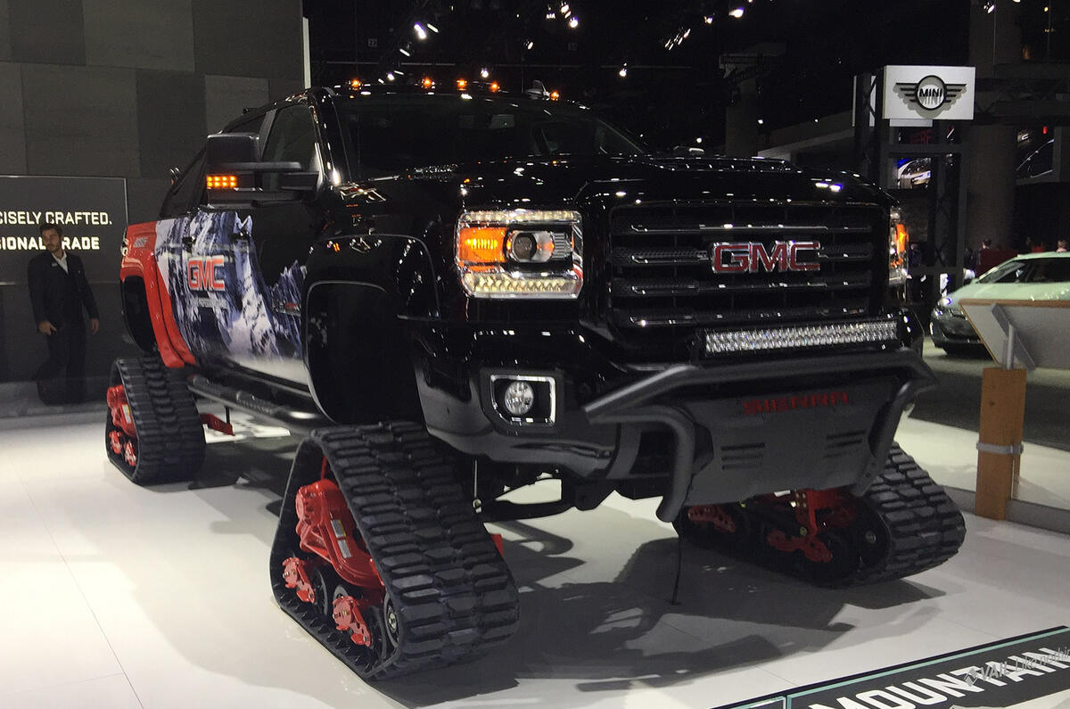 GMC with tracks