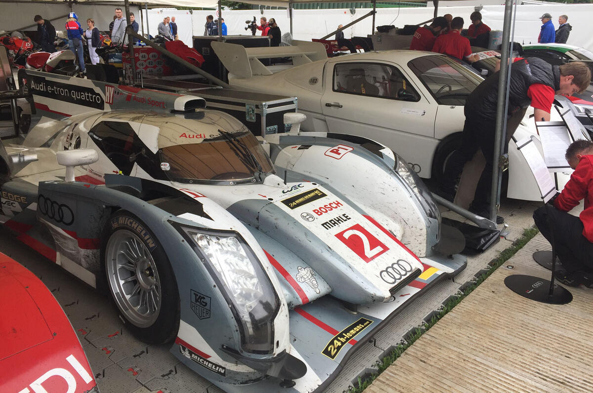 Tom Kristensen Le Mans winners Goodwood 2017